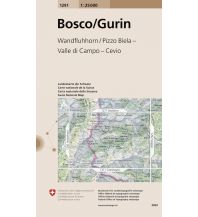 Wanderkarten Schweiz & FL Landeskarte der Schweiz 1291, Bosco/Gurin 1:25000 Bundesamt für Landestopographie