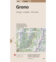 Hiking Maps Switzerland Landeskarte der Schweiz 1294, Grono 1:25.000 Bundesamt für Landestopographie