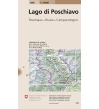 Hiking Maps Switzerland Landeskarte der Schweiz 1298, Lago di Poschiavo 1:25.000 Bundesamt für Landestopographie