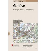 Wanderkarten Schweiz & FL Landeskarte der Schweiz 1301, Genève/Genf 1:25.000 Bundesamt für Landestopographie