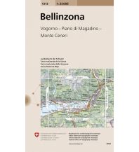 Hiking Maps Switzerland Landeskarte der Schweiz 1313, Bellinzona 1:25.000 Bundesamt für Landestopographie
