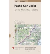 Wanderkarten Schweiz & FL Landeskarte der Schweiz 1314, Passo San Jorio 1:25.000 Bundesamt für Landestopographie