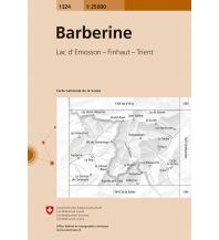 Wanderkarten Schweiz & FL Landeskarte der Schweiz 1324, Barberine 1:25.000 Bundesamt für Landestopographie