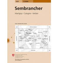 Hiking Maps Switzerland Landeskarte der Schweiz 1325, Sembrancher 1:25.000 Bundesamt für Landestopographie