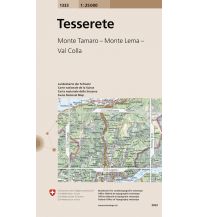 Wanderkarten Schweiz & FL Landeskarte der Schweiz 1333, Tesserete 1:25.000 Bundesamt für Landestopographie