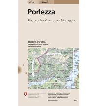 Wanderkarten Italien Landeskarte der Schweiz 1334, Porlezza 1:25.000 Bundesamt für Landestopographie