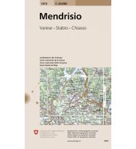 Hiking Maps Switzerland Landeskarte der Schweiz 1373, Mendrisio 1:25.000 Bundesamt für Landestopographie