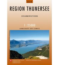 Wanderkarten Schweiz & FL Region Thunersee Bundesamt für Landestopographie