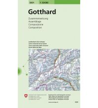 Hiking Maps Switzerland Gotthard Bundesamt für Landestopographie