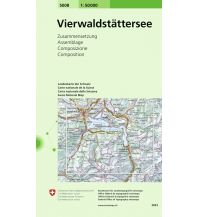 Wanderkarten Schweiz & FL Vierwaldstättersee 1:50.000 Bundesamt für Landestopographie