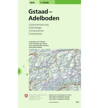 Wanderkarten Schweiz & FL SLK 50 Bl.5009 Schweiz - Gstaad - Adelboden 1:50.000 Bundesamt für Landestopographie