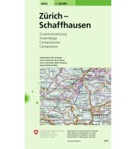 Hiking Maps Switzerland SLK 50 Bl.5010 Schweiz - Zürich - Schaffhausen 1:50.000 Bundesamt für Landestopographie