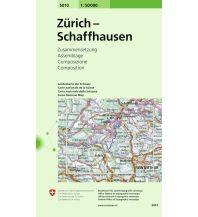 Hiking Maps Switzerland SLK 50 Bl.5010 Schweiz - Zürich - Schaffhausen 1:50.000 Bundesamt für Landestopographie