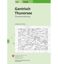 Hiking Maps Switzerland Gantrisch / Thunersee Bundesamt für Landestopographie