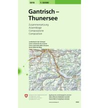 Hiking Maps Switzerland 5018, Gantrisch, Thunersee 1:50.000 Bundesamt für Landestopographie