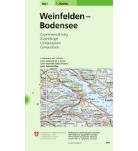 Hiking Maps Switzerland Weinfelden / Bodensee Bundesamt für Landestopographie