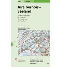 Hiking Maps Switzerland SLK 50 Weg 5026 Schweiz - Jura Bernois - Seeland 1:50.000 Bundesamt für Landestopographie