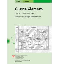 Wanderkarten Landeskarte der Schweiz Glorenza/Glurns 1:25.000 Bundesamt für Landestopographie