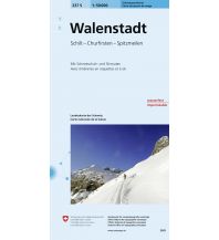 Skitourenkarten Landeskarte der Schweiz 237-S (Skitourenkarte), Walenstadt 1:50.000 Bundesamt für Landestopographie