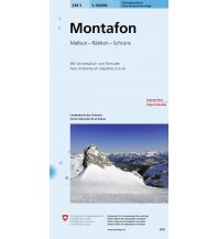 Ski Touring Maps Landeskarte der Schweiz 238-S (Skitourenkarte), Montafon 1:50.000 Bundesamt für Landestopographie