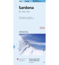 Ski Touring Maps Landeskarte der Schweiz 247-S (Skitourenkarte), Sardona 1:50.000 Bundesamt für Landestopographie