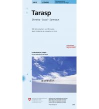 Ski Touring Maps Landeskarte der Schweiz 249-S (Skitourenkarte), Tarasp 1:50.000 Bundesamt für Landestopographie