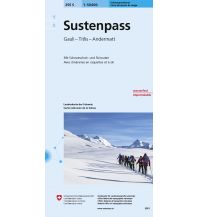 Ski Touring Maps Landeskarte der Schweiz 255-S (Skitourenkarte), Sustenpass 1:50.000 Bundesamt für Landestopographie
