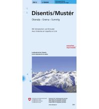 Skitourenkarten Landeskarte der Schweiz 256-S (Skitourenkarte), Disentis/Mustér 1:50.000 Bundesamt für Landestopographie