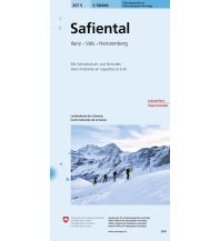 Ski Touring Maps Landeskarte der Schweiz 257-S (Skitourenkarte), Safiental 1:50.000 Bundesamt für Landestopographie