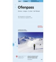 Skitourenkarten Landeskarte der Schweiz 259-S (Skitourenkarte), Ofenpass 1:50.000 Bundesamt für Landestopographie