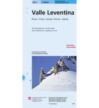 Ski Touring Maps Landeskarte der Schweiz 266-S (Skitourenkarte), Valle Leventina 1:50.000 Bundesamt für Landestopographie