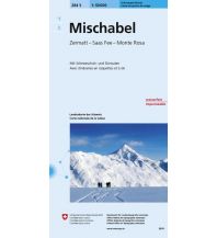Ski Touring Maps 284S Mischabel Schneesportkarte Bundesamt für Landestopographie