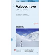 Skitourenkarten Landeskarte der Schweiz 469-S (Skitourenkarte), Val Poschiavo/Puschlav 1:50.000 Bundesamt für Landestopographie