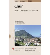 Wanderkarten Schweiz & FL Hauptorte-Karte 25007, Chur 1:25.000 Bundesamt für Landestopographie