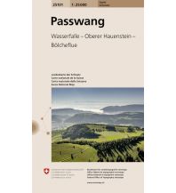 Wanderkarten Schweiz & FL Passwang 1:25.000 Bundesamt für Landestopographie
