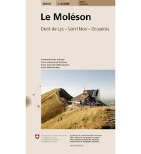 Hiking Maps Switzerland Le Moleson 1:25.000 Bundesamt für Landestopographie