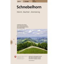 Hiking Maps Switzerland Schnebelhorn 1:25.000 Bundesamt für Landestopographie