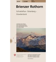 Hiking Maps Switzerland Brienzer Rothorn 1:25.000 Bundesamt für Landestopographie