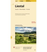 Wanderkarten Schweiz & FL 214T Liestal Wanderkarte Bundesamt für Landestopographie