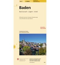 Wanderkarten Schweiz & FL 215T Baden Wanderkarte Bundesamt für Landestopographie