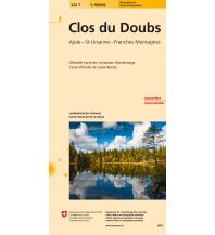 222T Clos du Doubs Carte d'excursions Bundesamt für Landestopographie