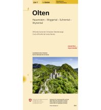 Wanderkarten Schweiz & FL 224T Olten Wanderkarte Bundesamt für Landestopographie
