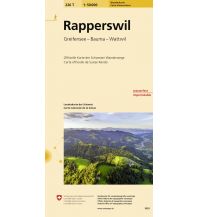 Hiking Maps Switzerland 226T Rapperswil Wanderkarte Bundesamt für Landestopographie