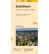 233T Solothurn Wanderkarte Bundesamt für Landestopographie