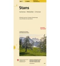 Hiking Maps Switzerland 245T Stans Wanderkarte Bundesamt für Landestopographie