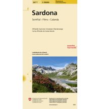 Wanderkarten Schweiz & FL 247T Sardona Wanderkarte Bundesamt für Landestopographie