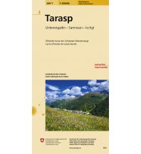 Hiking Maps Tyrol 249T Tarasp Wanderkarte 1:50.000 Bundesamt für Landestopographie