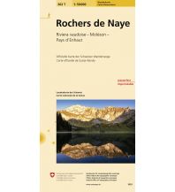 Wanderkarten 262T Rochers de Naye Wanderkarte Bundesamt für Landestopographie