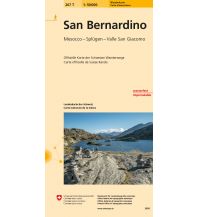 Wanderkarten Schweiz & FL 267T San Bernardino Wanderkarte Bundesamt für Landestopographie