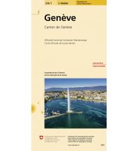 Hiking Maps Switzerland 270T Genève Wanderkarte 1:50.000 Bundesamt für Landestopographie